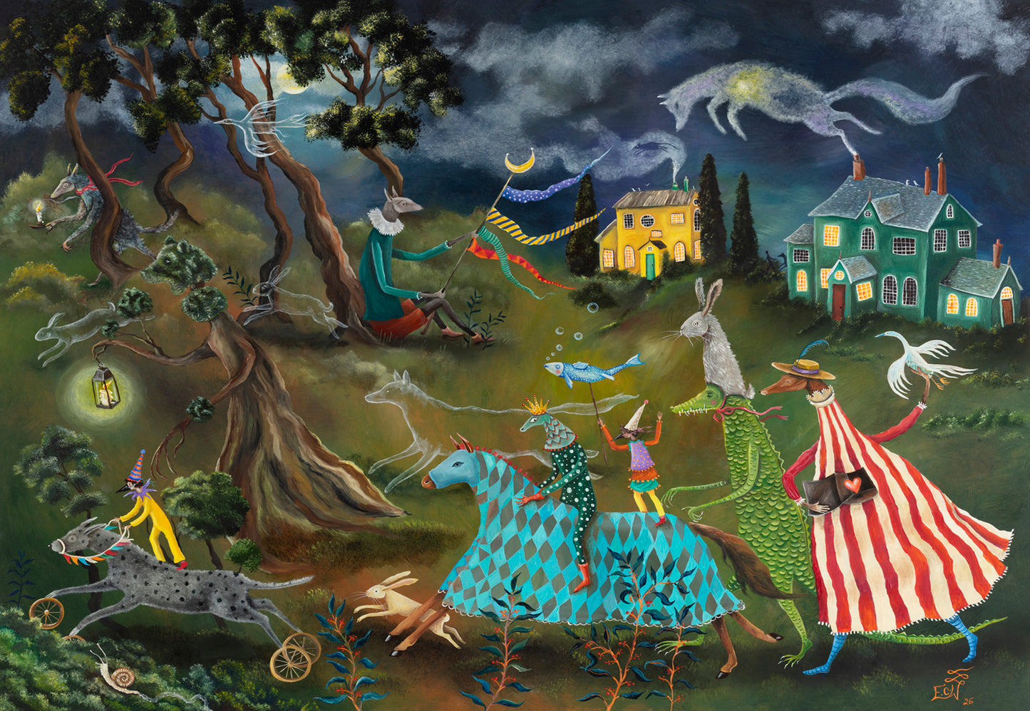 'The Dreamer's Procession' Limited Edition Print