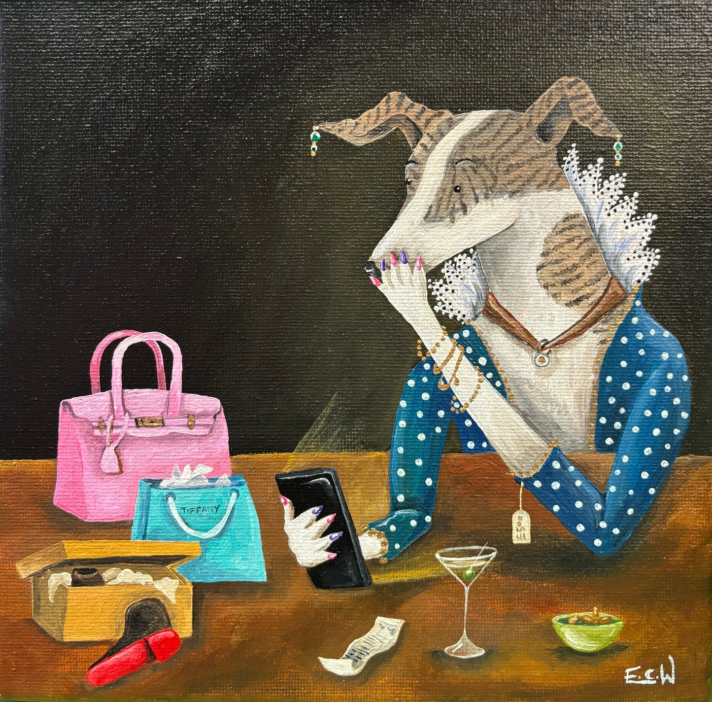 ‘She Treated Herself To A Few Things, Then She Checked Her Accounts’