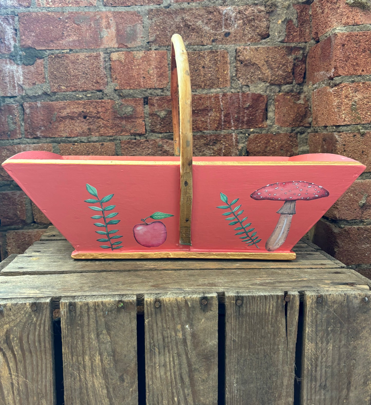Vintage Wooden Trug