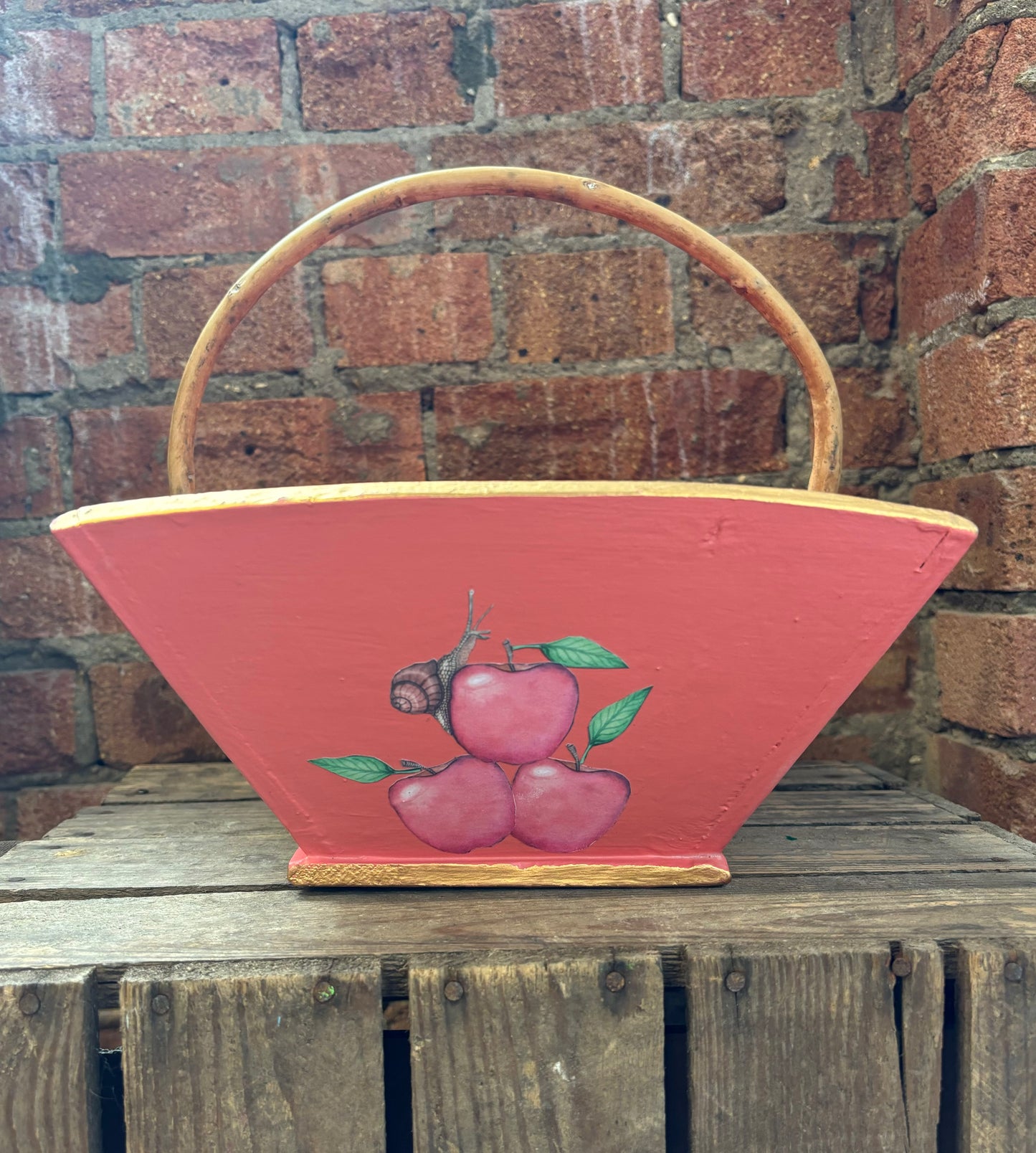 Vintage Wooden Trug