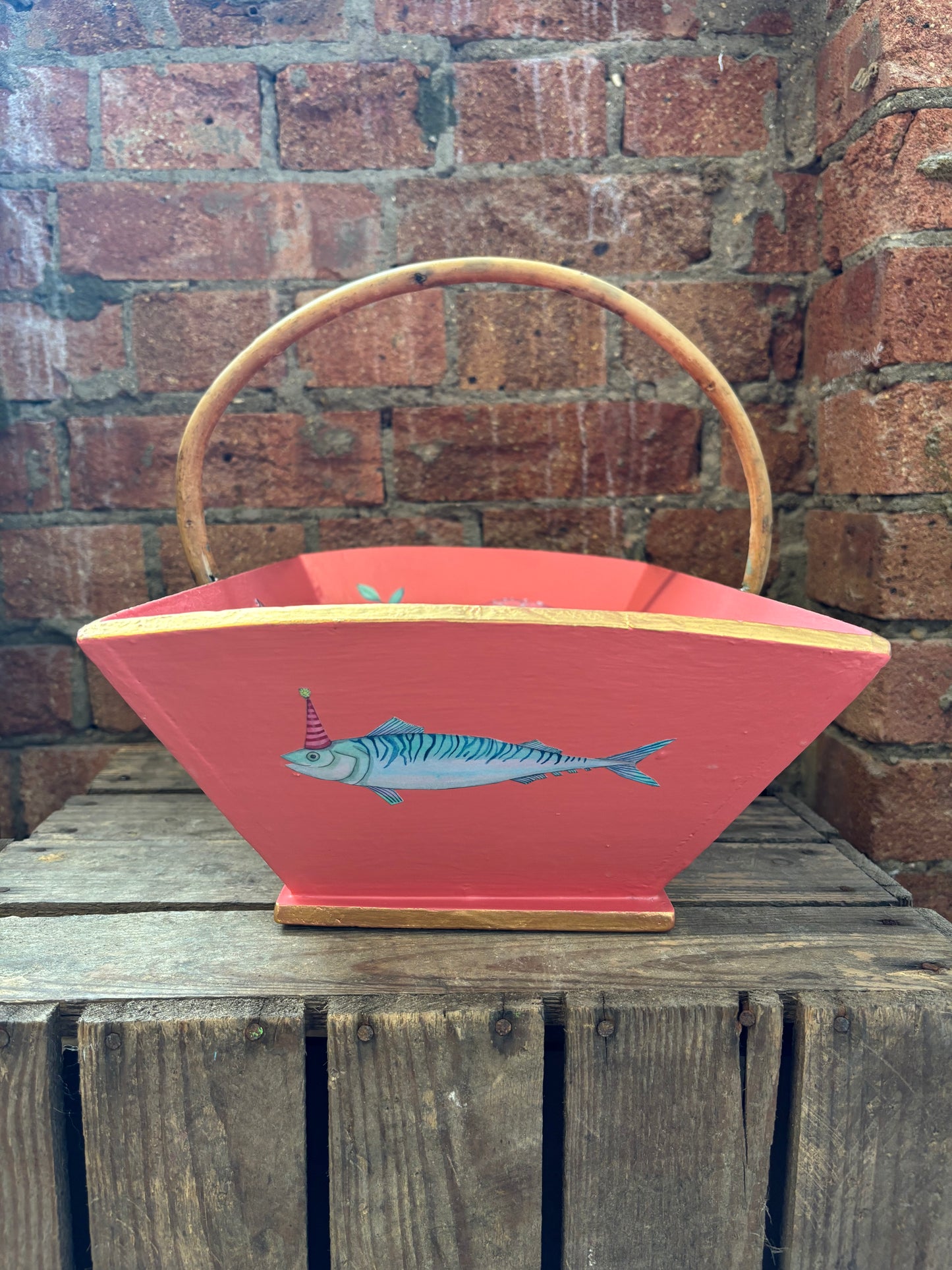 Vintage Wooden Trug