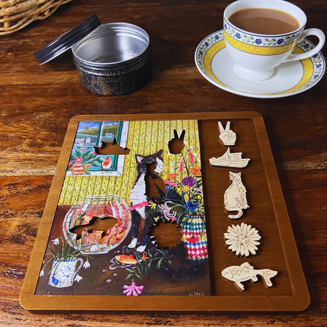 'The Fisherman' Mini QT Tin Puzzle