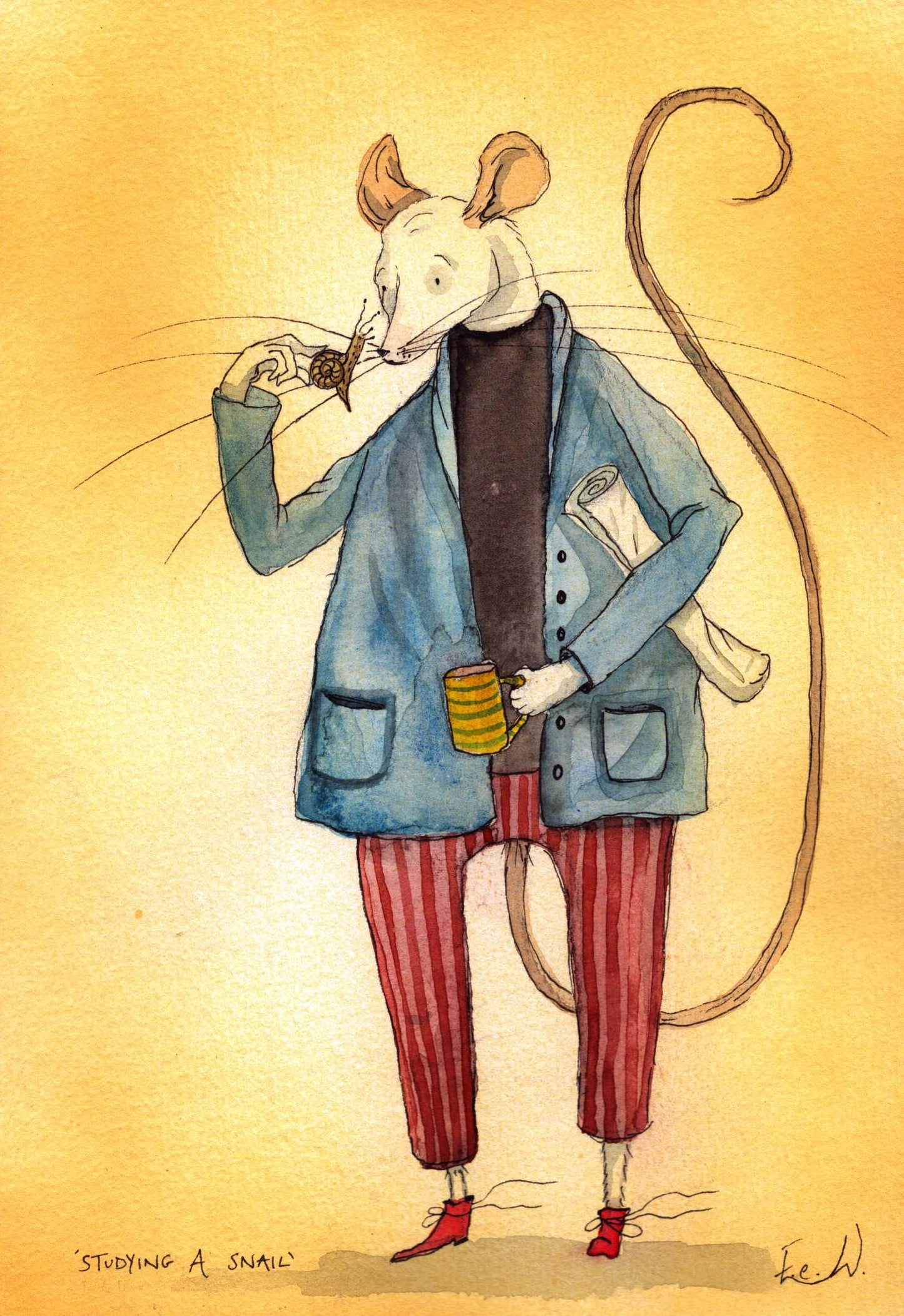 Character Study: 'Studying A Snail'