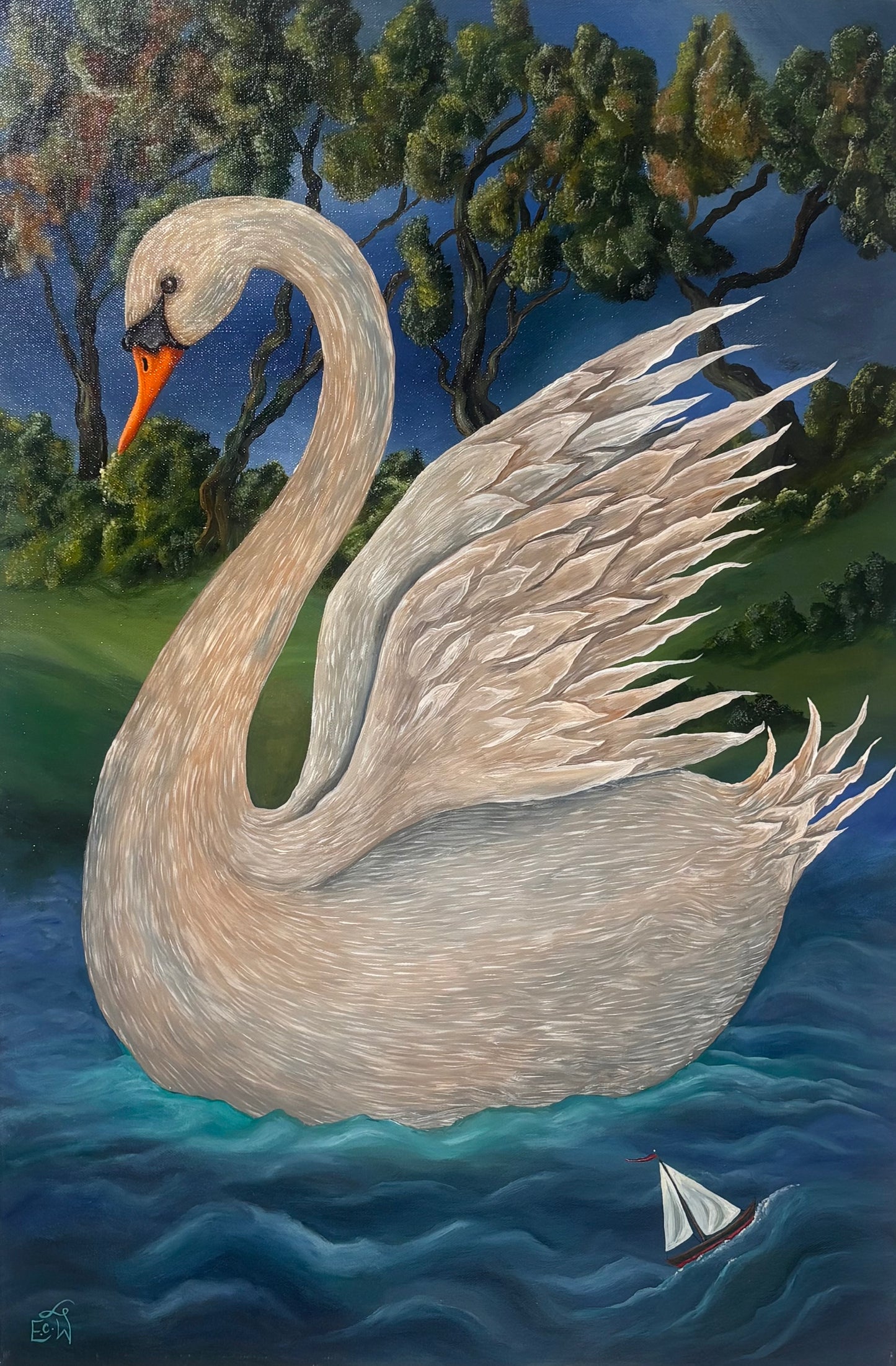 The Swan and the Little Vessel