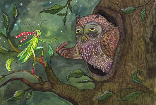 'The Owl and the Grasshopper'