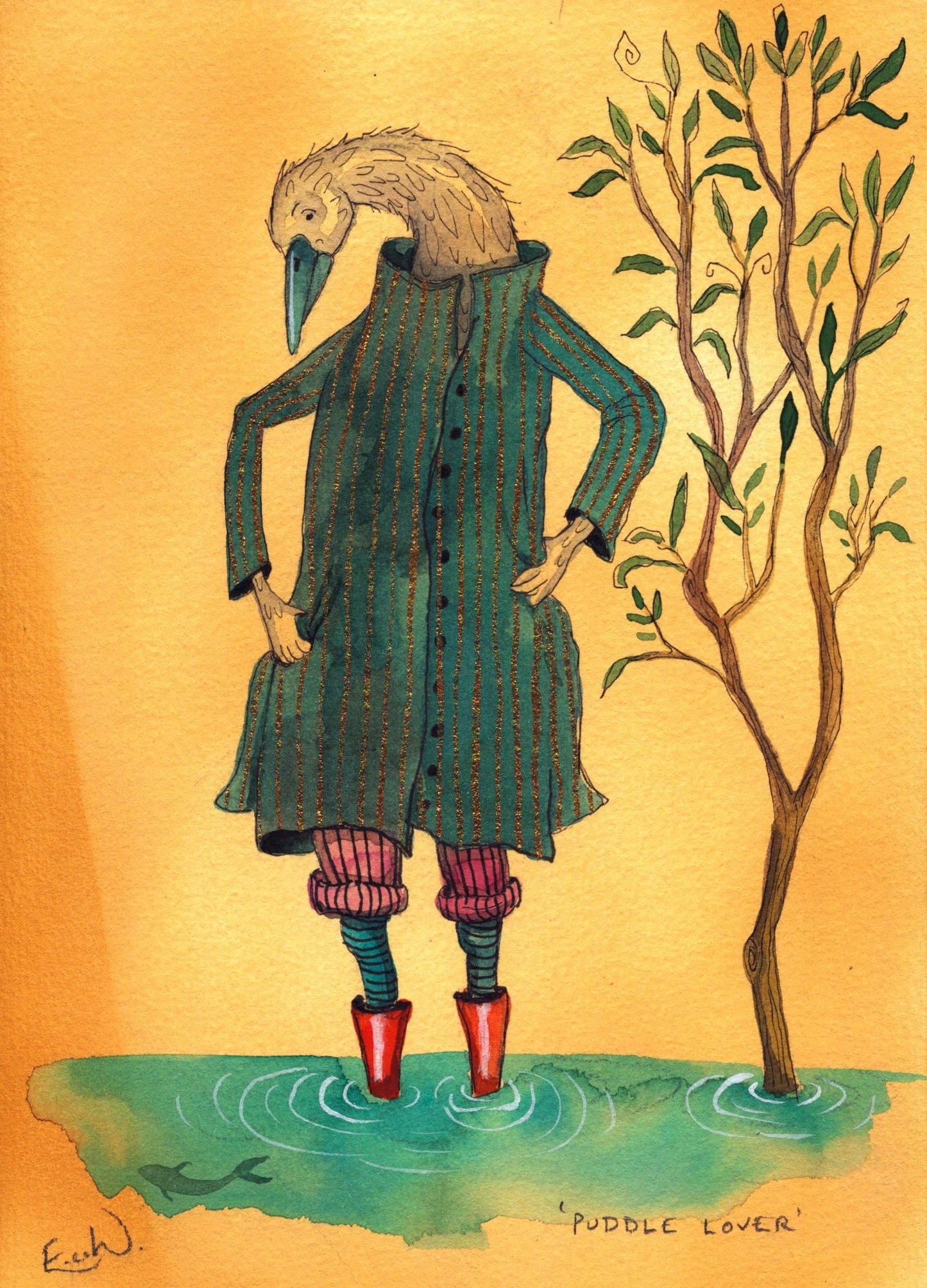 Character Study: 'Puddle Lover'