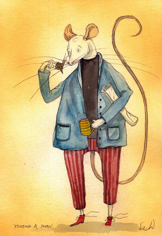 Character Study: 'Studying A Snail'