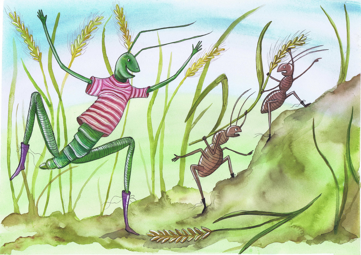 'The Grasshopper and the Ants'