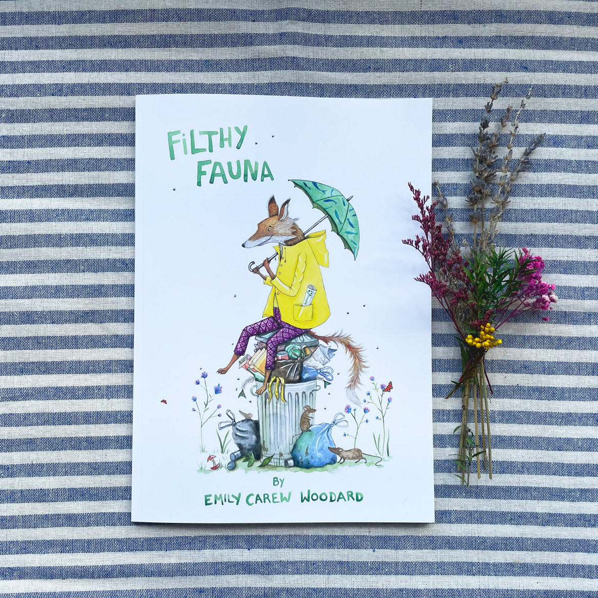 Filthy Fauna an illustrated story (& a free signed print)